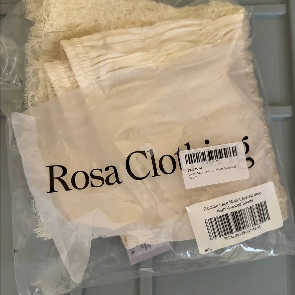 Unique Vintage Cream Ruffle Bloomers - Picture 3 of 3